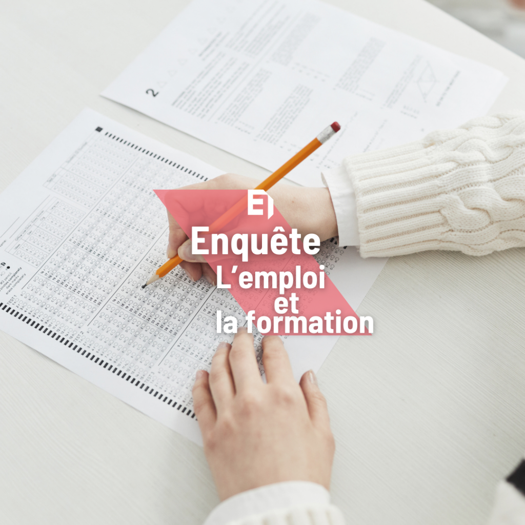 enquete emploi formation