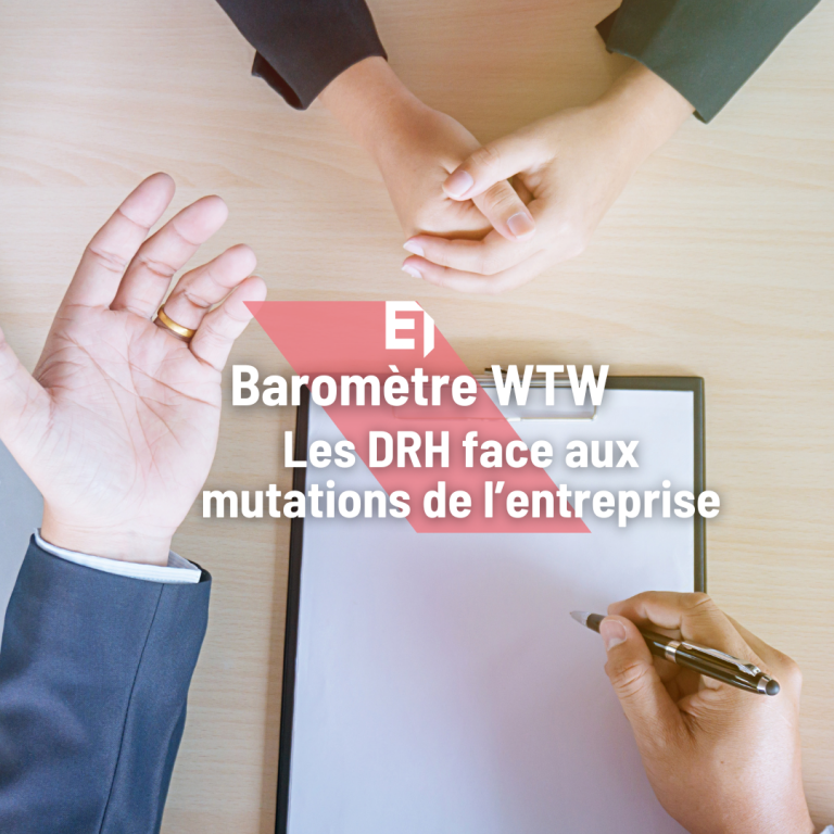 les drh face aux mutations de l'entreprise BAROMETRE WTW