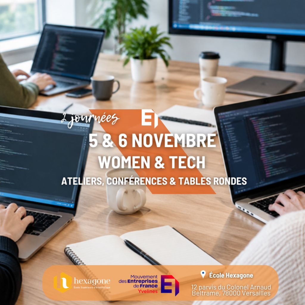 Women & Tech, 5 et 6 novembre 2026, École Hexagone Versailles